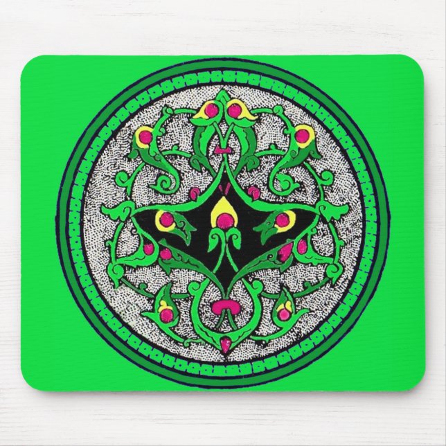 Celtic cartouche mouse pad (Front)