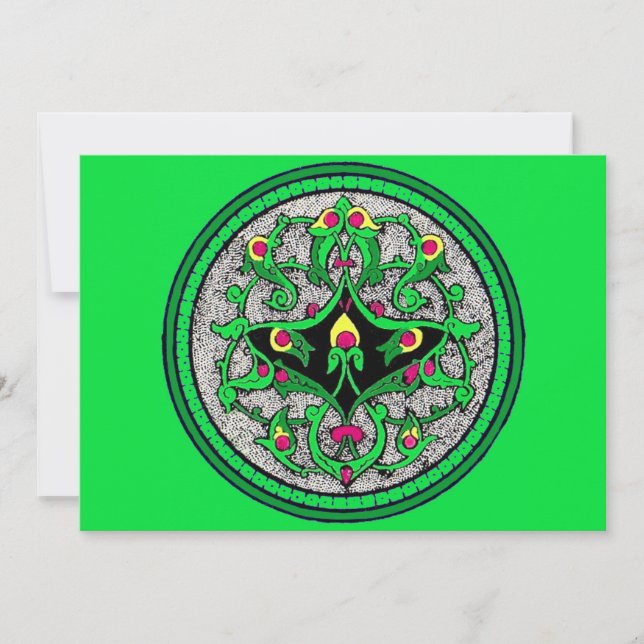 Celtic cartouche print (Front)