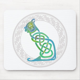 Celtic Cat Mouse Pad