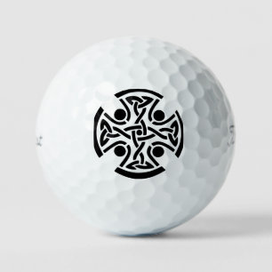 Celtic Christian cross Golf Balls