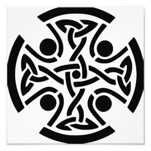 Celtic Christian cross  Photo Print