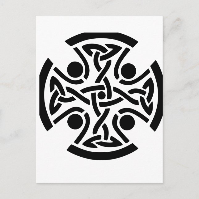 Celtic Christian cross  Postcard (Front)