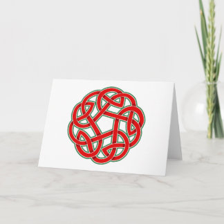 Celtic Christmas Knot Holiday Card
