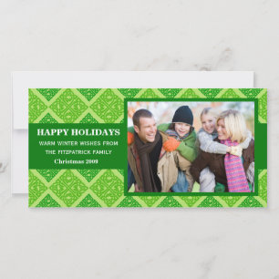 Celtic Christmas Photo Card