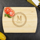 Celtic Circle Personalised Bamboo Cutting Board