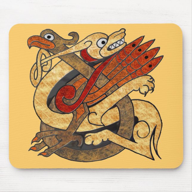 Celtic Creatures Mouse Pad (Front)