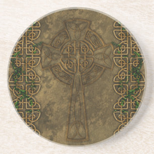 Celtic Cross and Celtic Knots Coaster