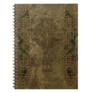 Celtic Cross and Celtic Knots Spiral Notebook