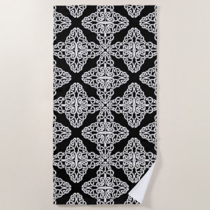 celtic cross beach towel