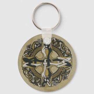 Celtic Cross Bodhran keychain