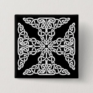 celtic cross button