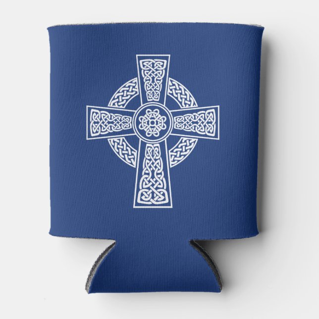 Celtic cross can cooler (Front)