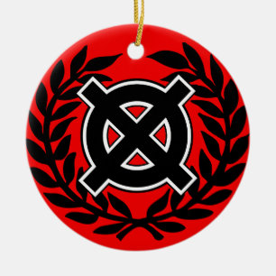 Celtic Cross   Ceramic Tree Decoration