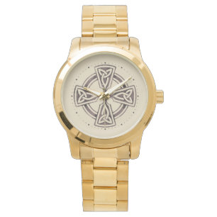 Celtic Cross Christian Irish Nordic Mythology Lys Watch