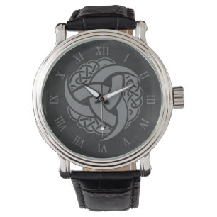 Celtic Cross Christian VIking Mythology Triquetra Watch