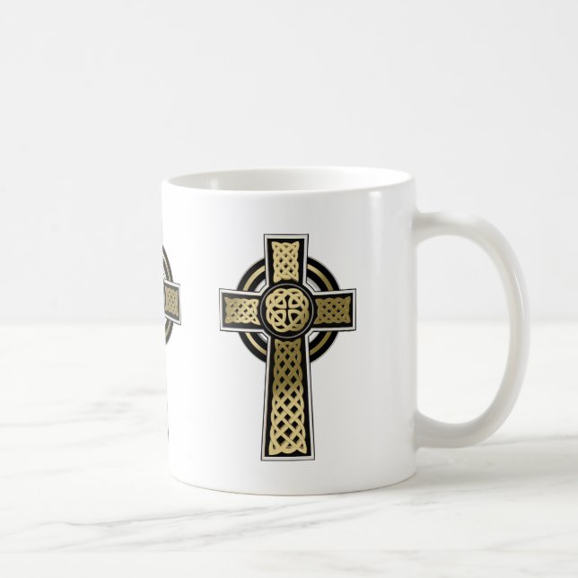 Celtic cross coffee mug (Right)
