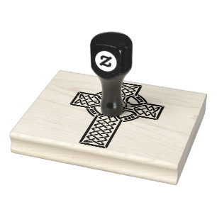 Celtic Cross Craft Stamper   Rubber Stamp