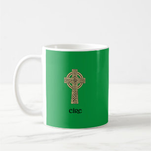 "Celtic Cross - Eire" Coffee Mug