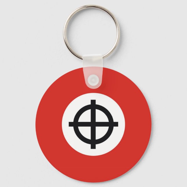 celtic cross flag key ring (Front)