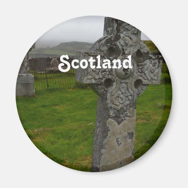 Celtic Cross in Scotland Magnet (Front)
