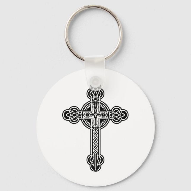 Celtic cross key ring (Front)