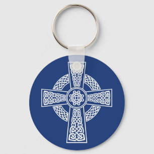Celtic cross key ring