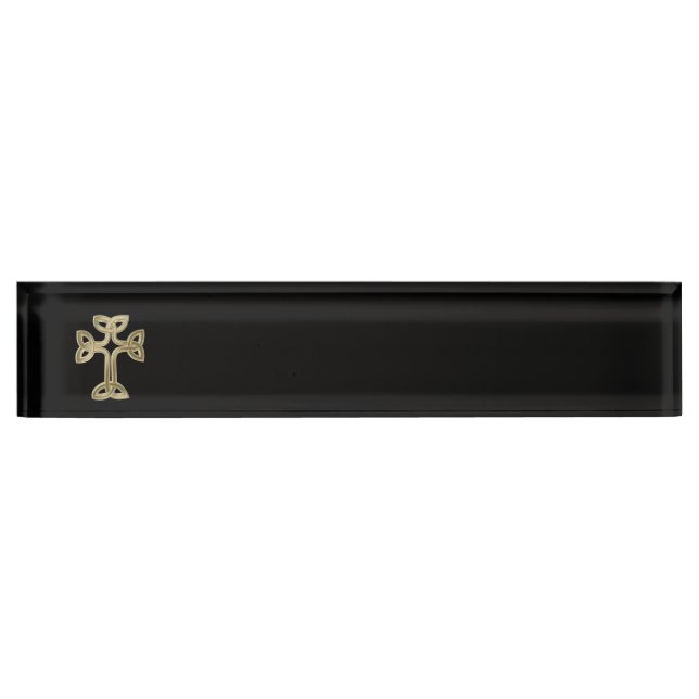 Celtic cross knot nameplate (Front)