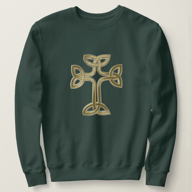 Celtic cross knot sweatshirt (Design Front)