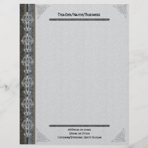 Celtic Cross Letterhead