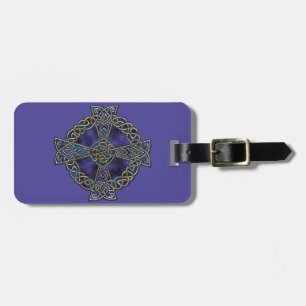Celtic Cross Luggage Tag
