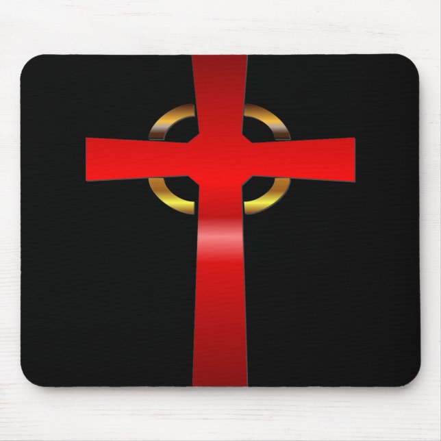 Celtic Cross Mousepad (Front)