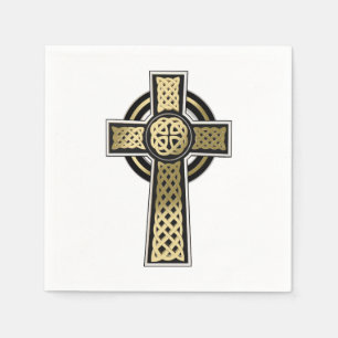 Celtic cross napkin