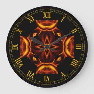 Celtic Cross ~ Out Of The Crucible ~ Large Clock