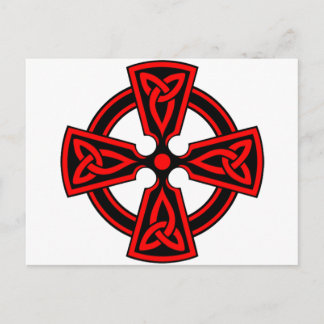 Celtic cross postcard