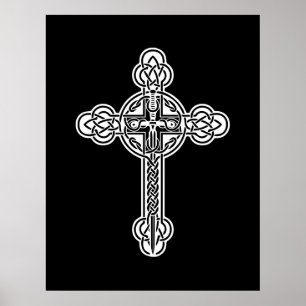 Celtic cross poster