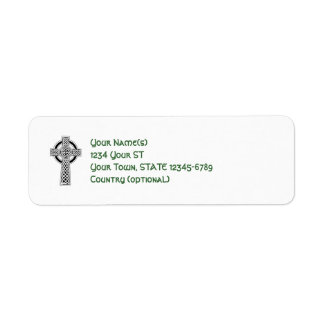 Celtic Cross - return address labels