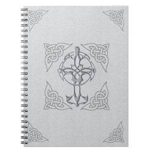 Celtic Cross Spiral Notebook