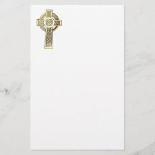 Celtic cross stationery