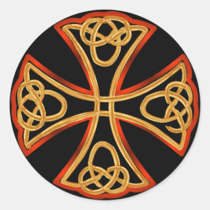Celtic cross stickers