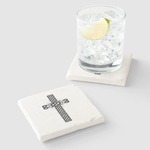 Celtic Cross Stone Coaster