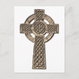 Celtic Cross - Stone Postcard
