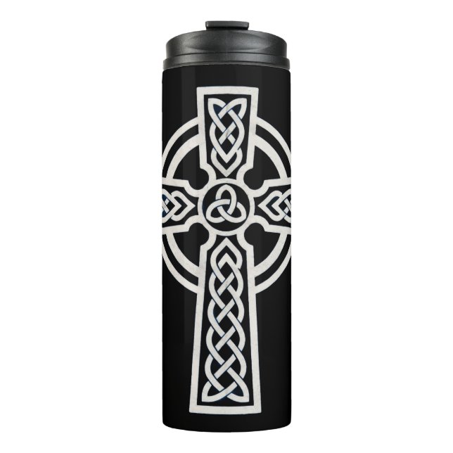 Celtic Cross Thermal Tumbler (Front)