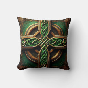 Celtic Cross Throw Pillow