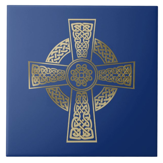 Celtic cross tile (Front)