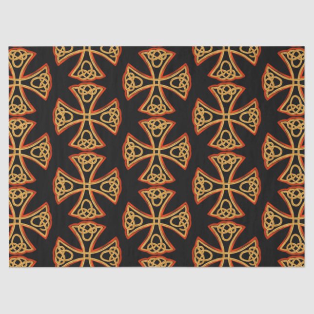 Celtic cross tissue paper (Front)