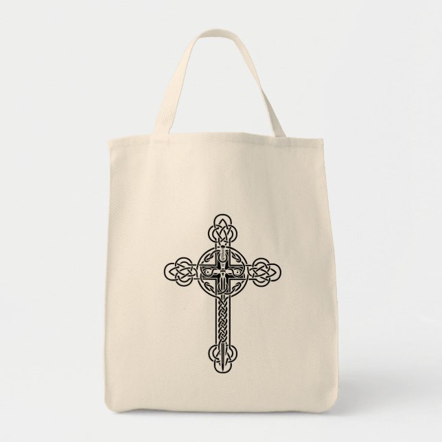 Celtic cross tote bag (Front)
