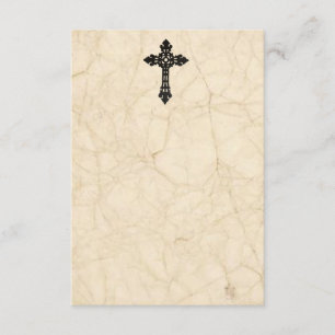 Celtic Cross Vintage Parchment Sympathy Cards