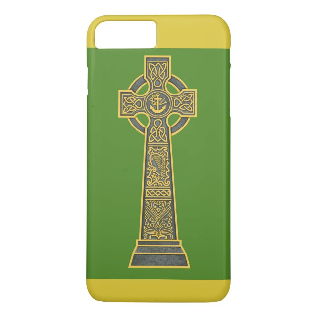 Celtic Cross with Harp Case-Mate iPhone Case (Back)
