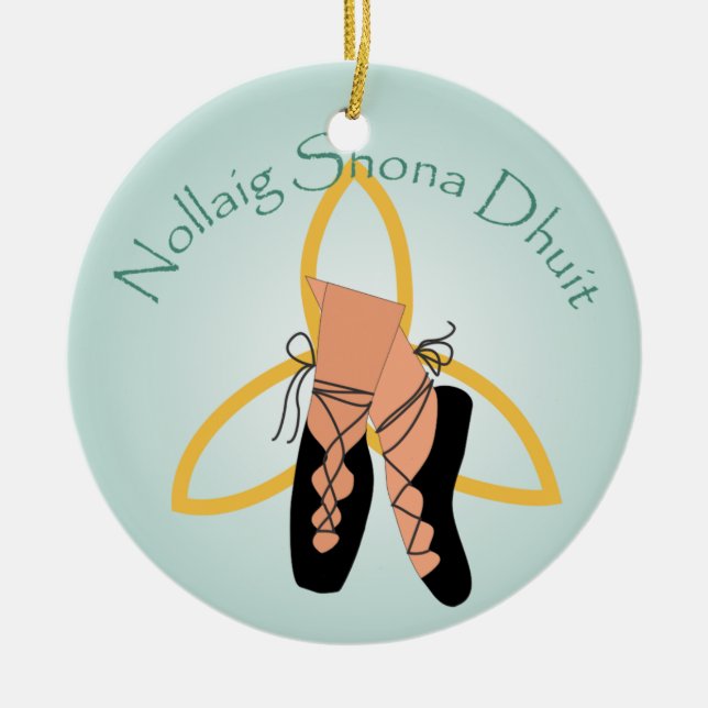 Celtic Dance Ornament (Front)