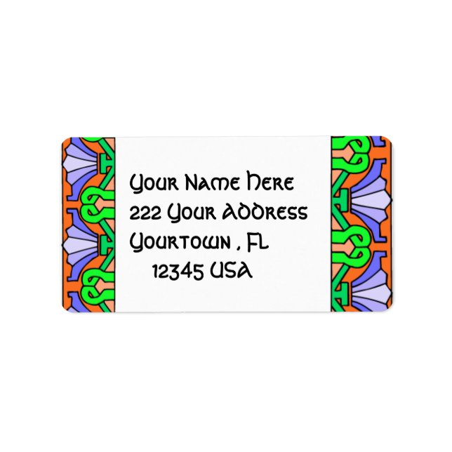 Celtic design Address Label (Front)
